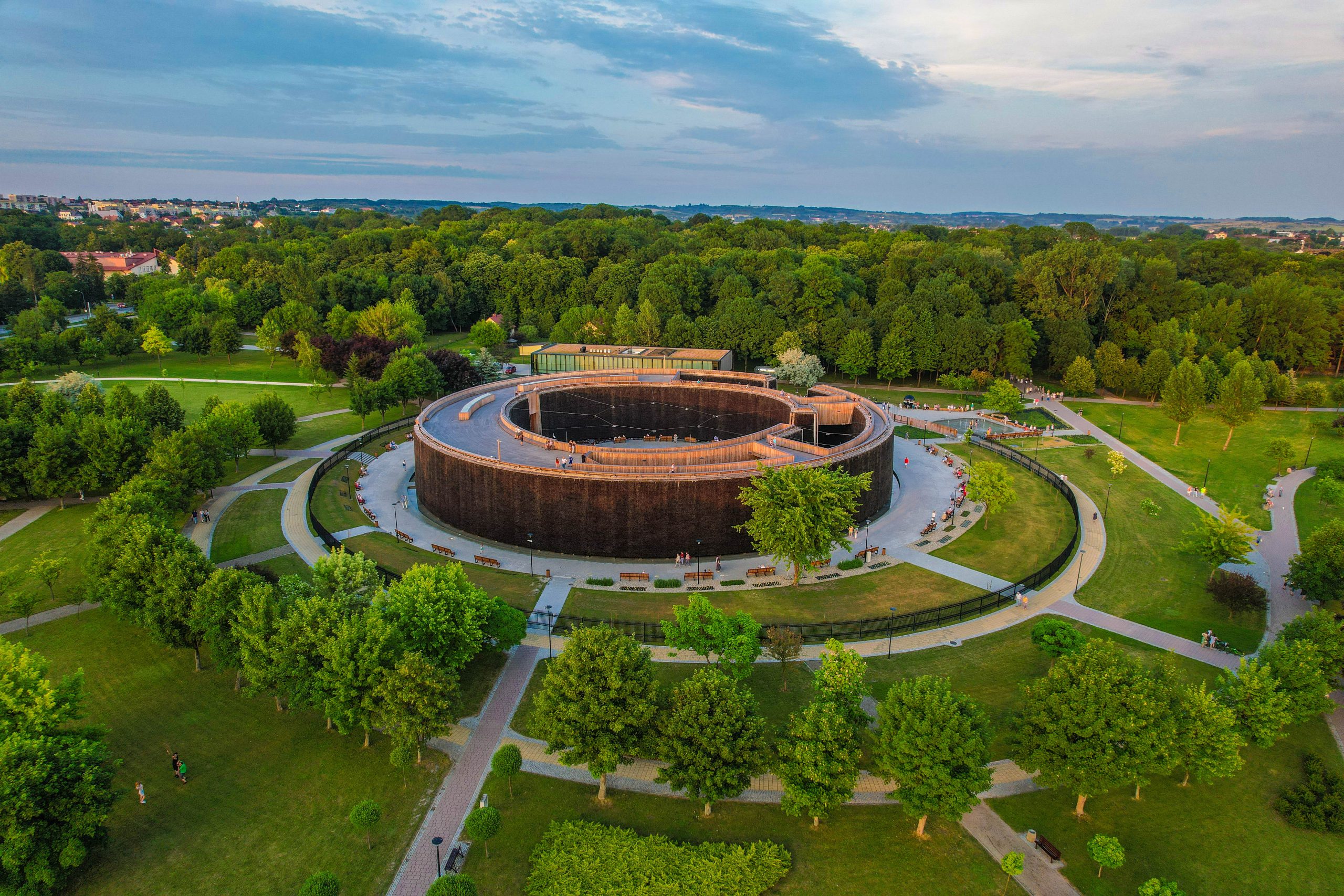 Kompleks #TężniaBusko - widok z lotu ptaka